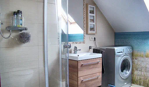 Generalny remont łazienki na piętrze, Ostrołęka, wrzesień 2019. Foto03.